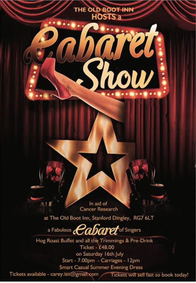 Cabaret Show poster