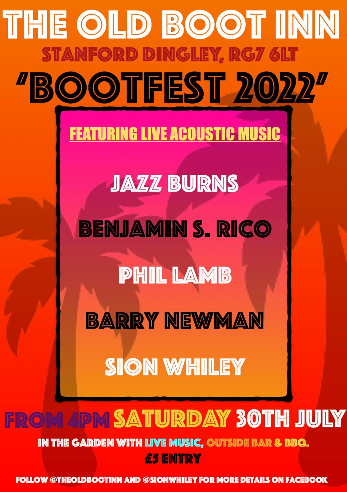 Bootfest 2022 Poster