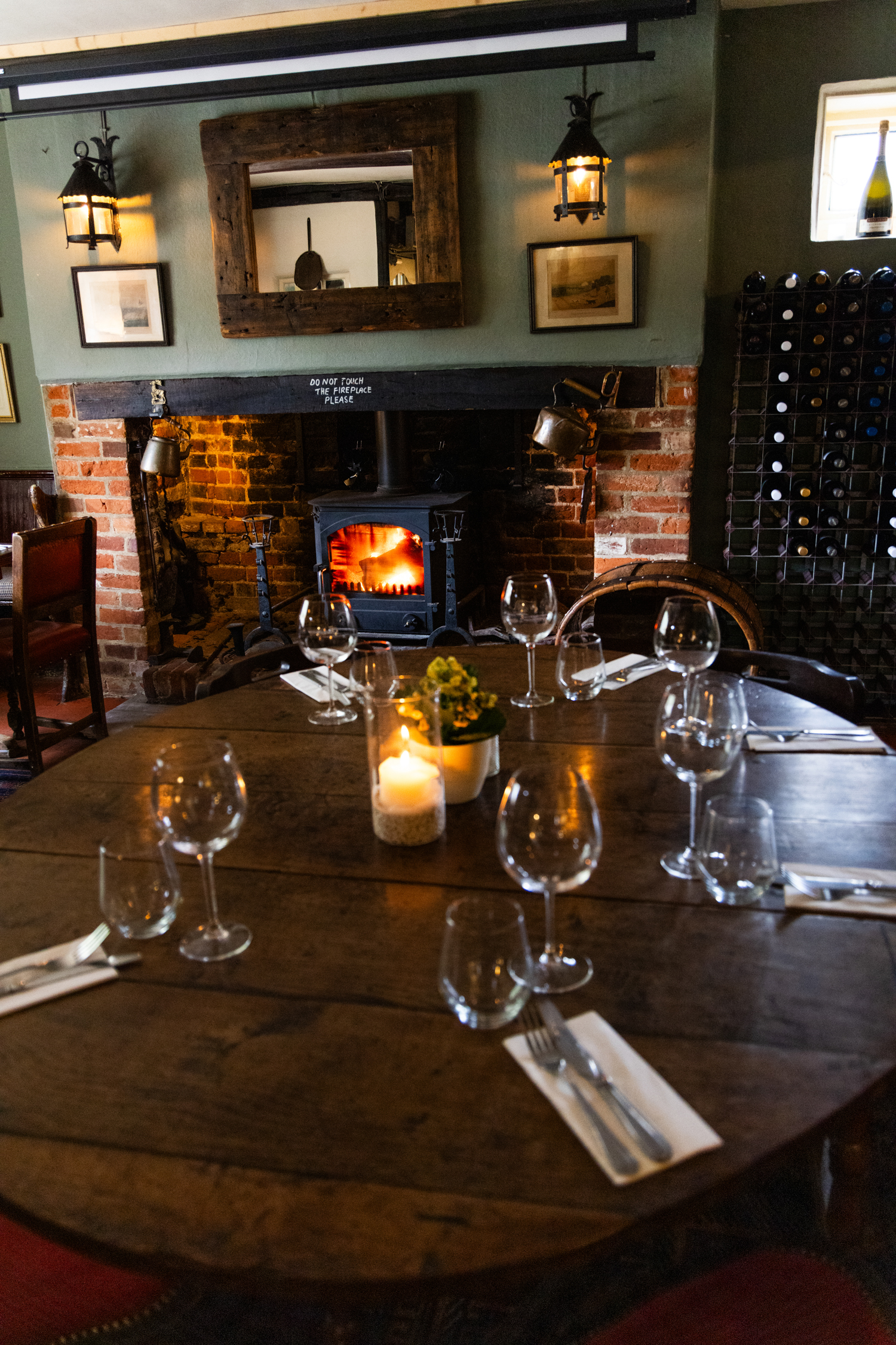 Inside bar at The Old Boot Inn